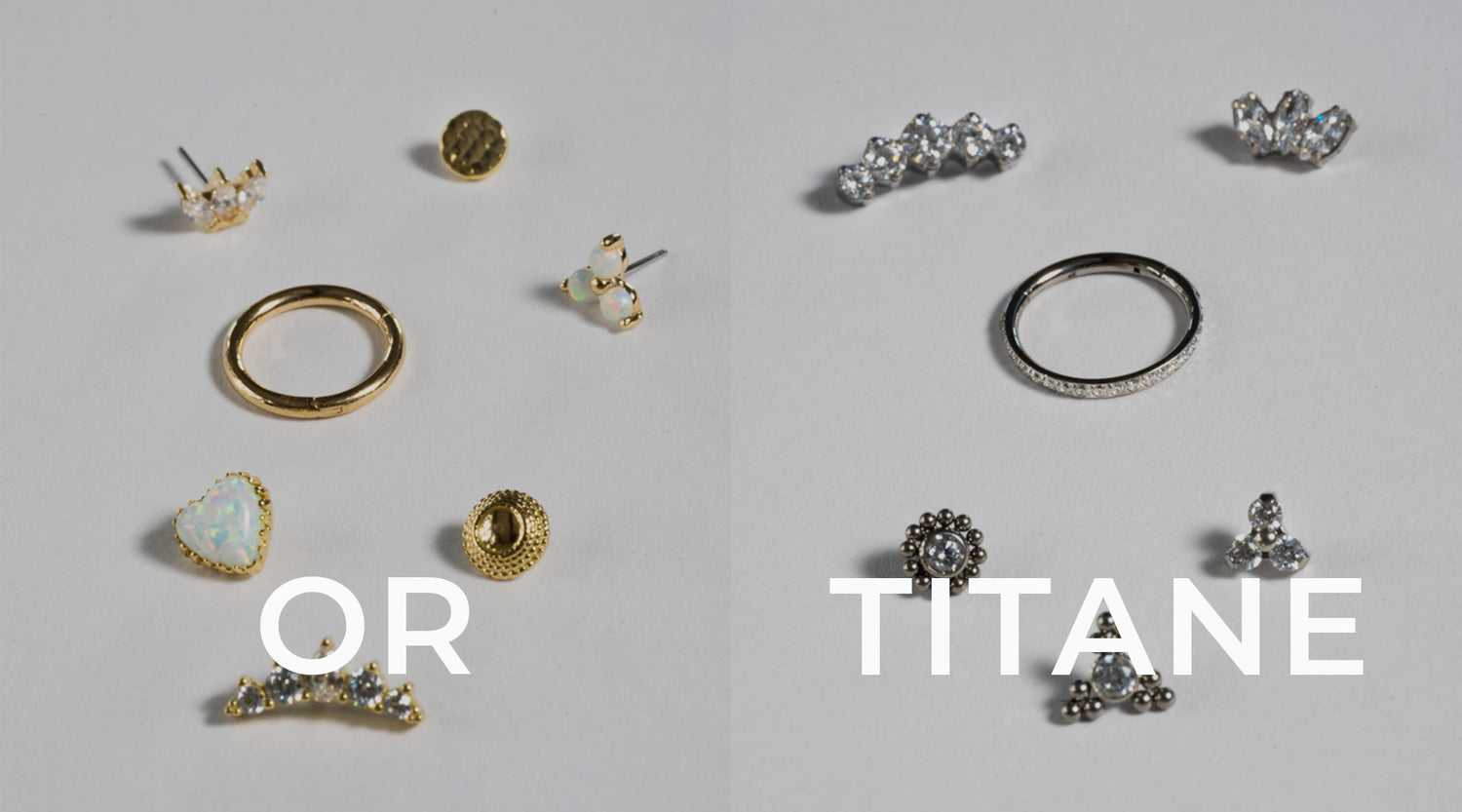 Piercing - Or & Titane, quelle matière choisir