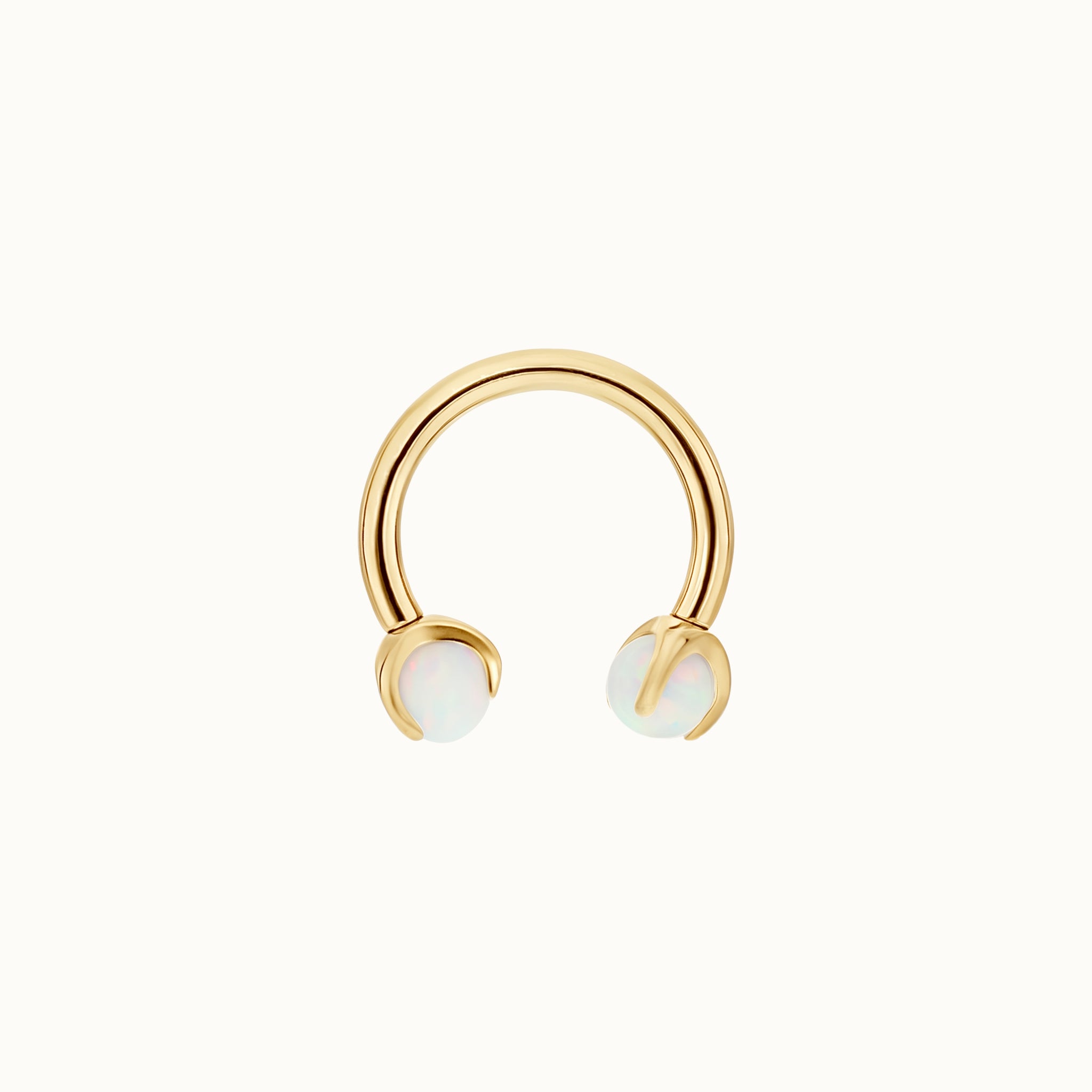 Horseshoe / White Opal