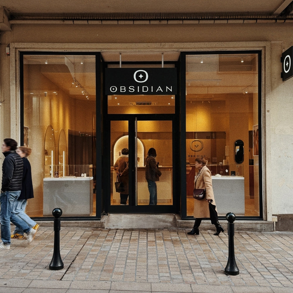 Devanture boutique Obsidian Piercing à Nantes - 12 Rue Boileau