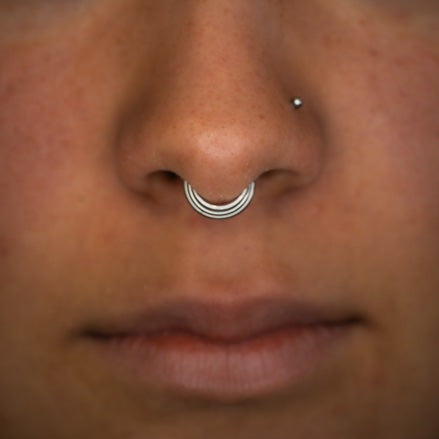 Anneau Gudja Titane Septum