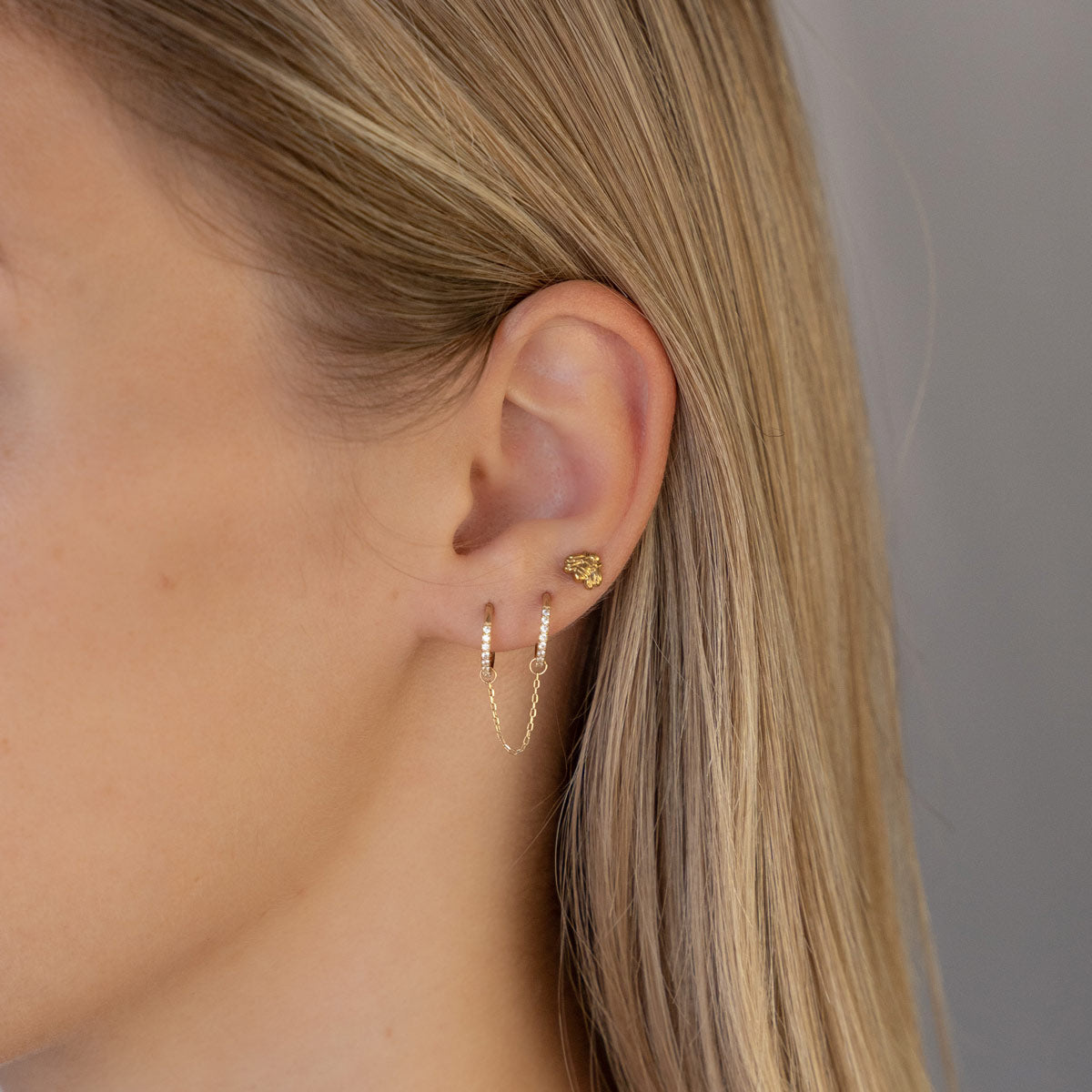 Bijou Oreille Gold Piercing