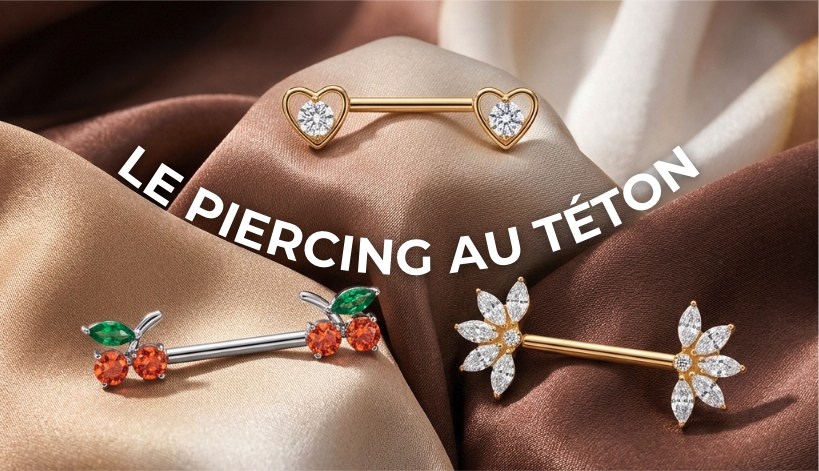 Piercing Téton : Douleur, Cicatrisation, Types de Bijoux, ...