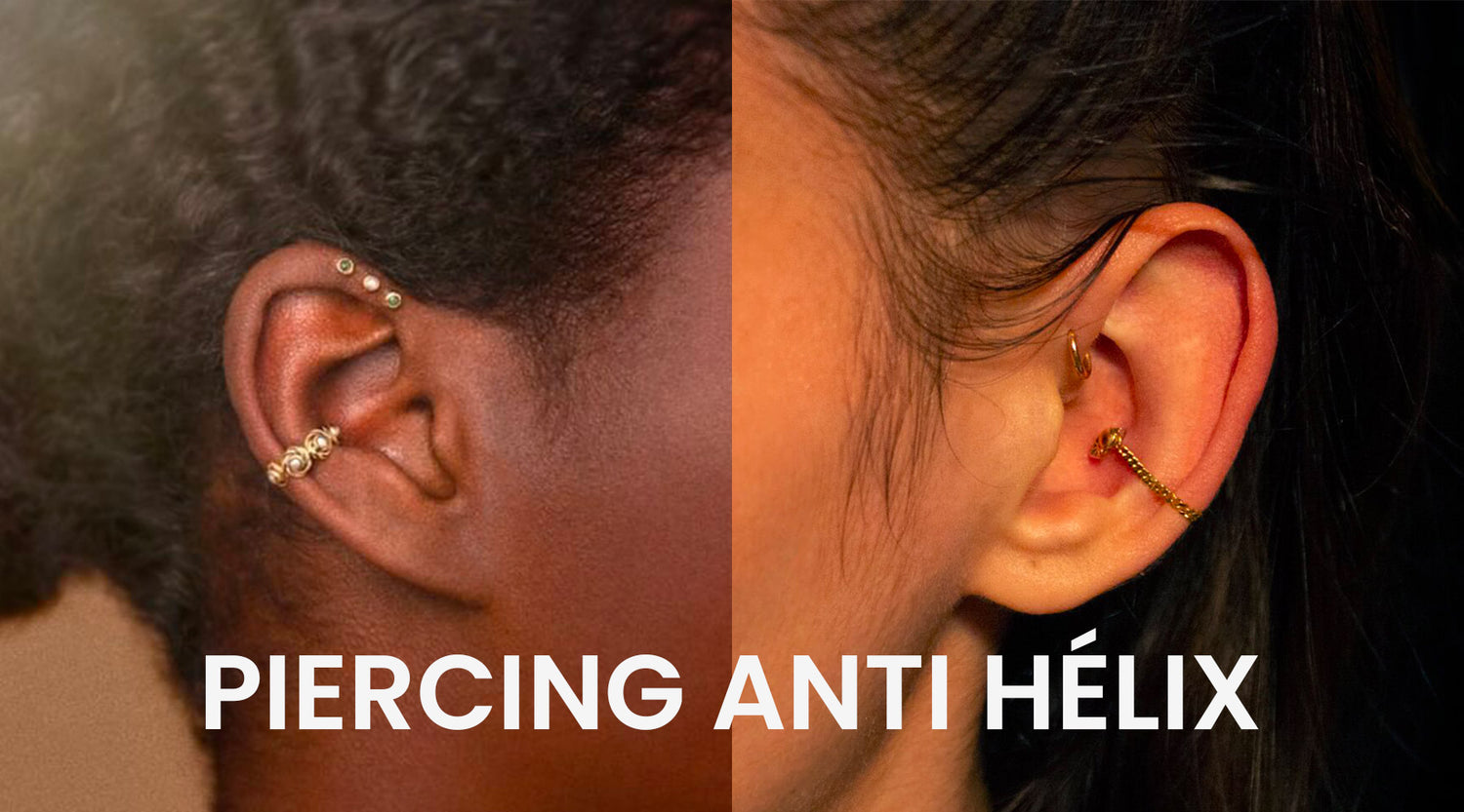 Piercing Anti-Hélix : Cicatrisation, Quels Bijoux Choisir, Douleur, .. Guide Complet - Obsidian Piercing