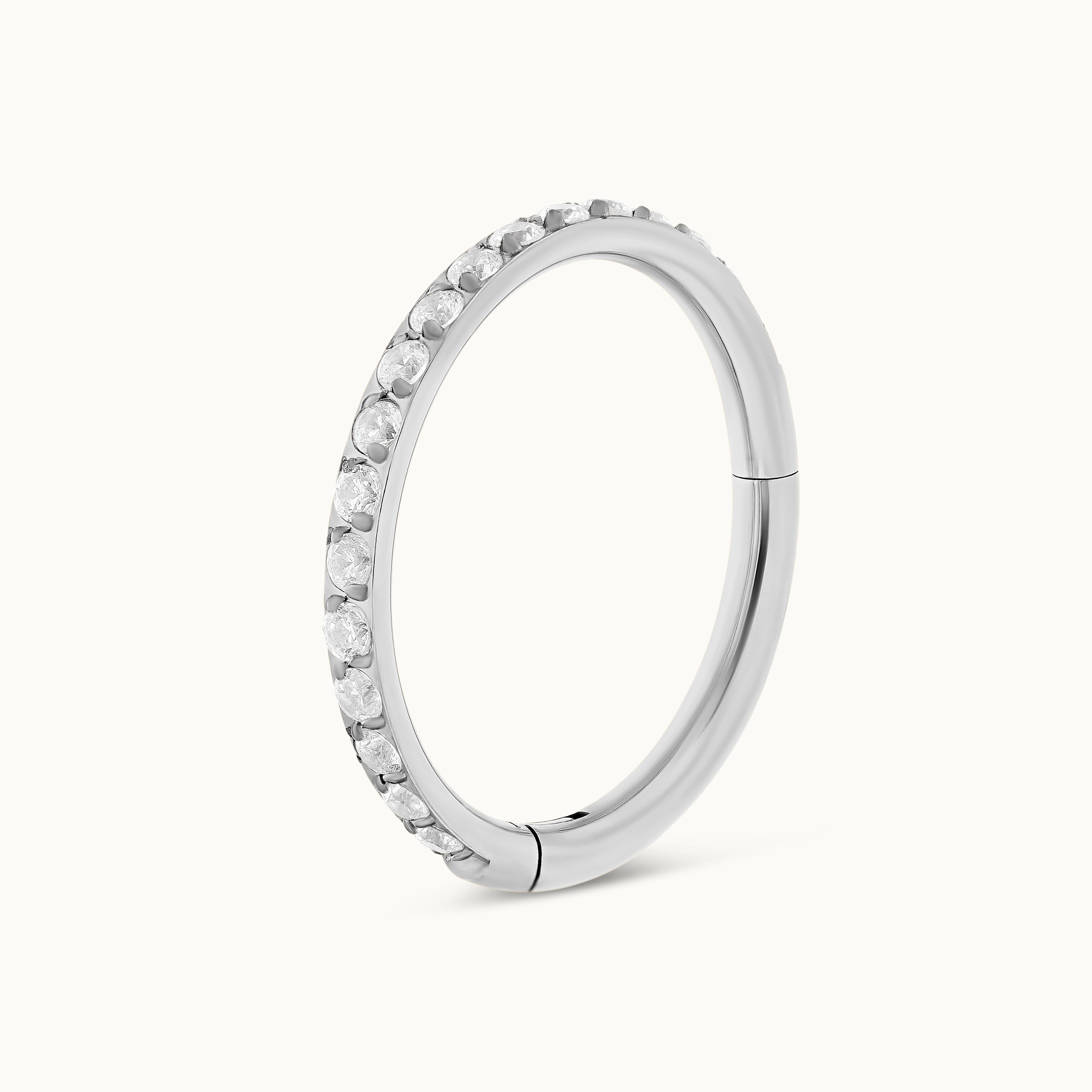 Anillo Eternity- Piercing de titanio - Obsidian Piercing