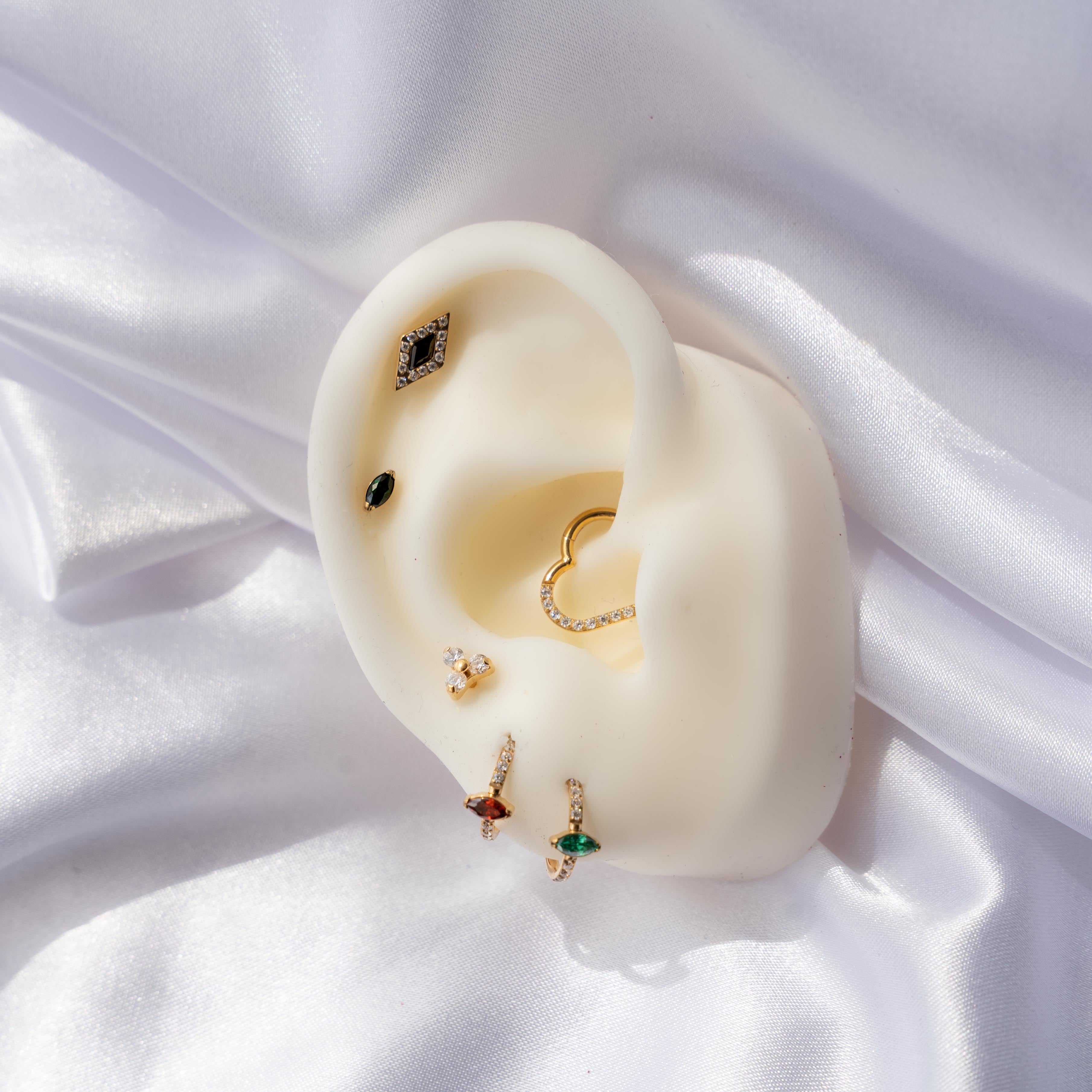 Piercing Hades Noir Hélix