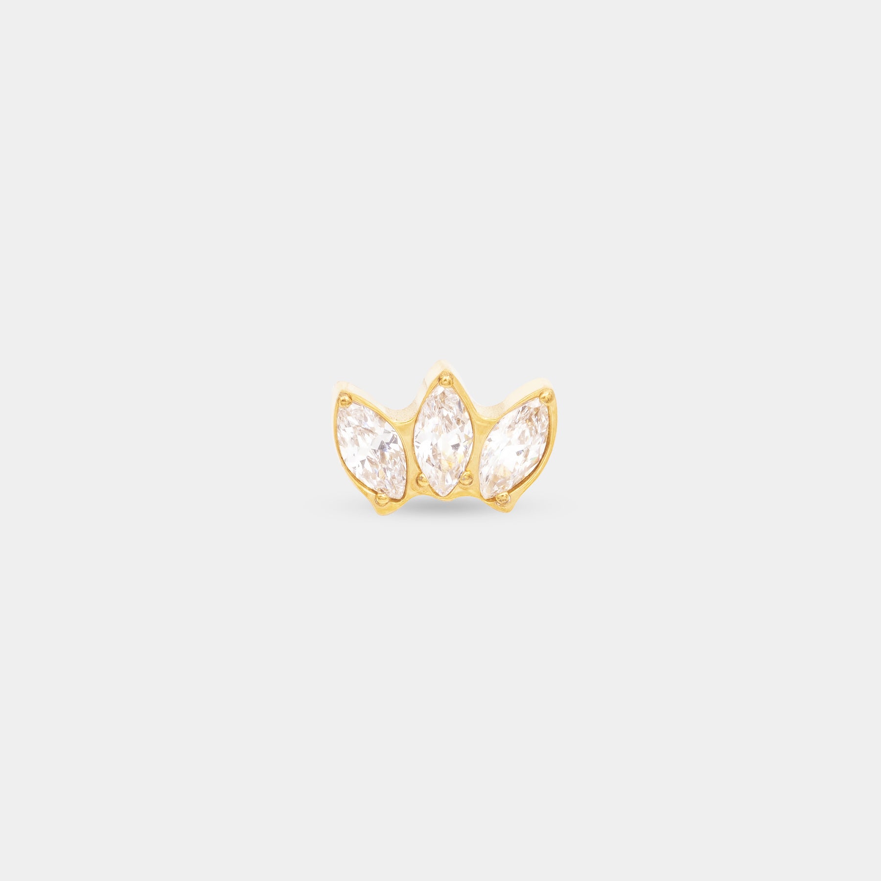 Bijou Piercing Gold Marquise