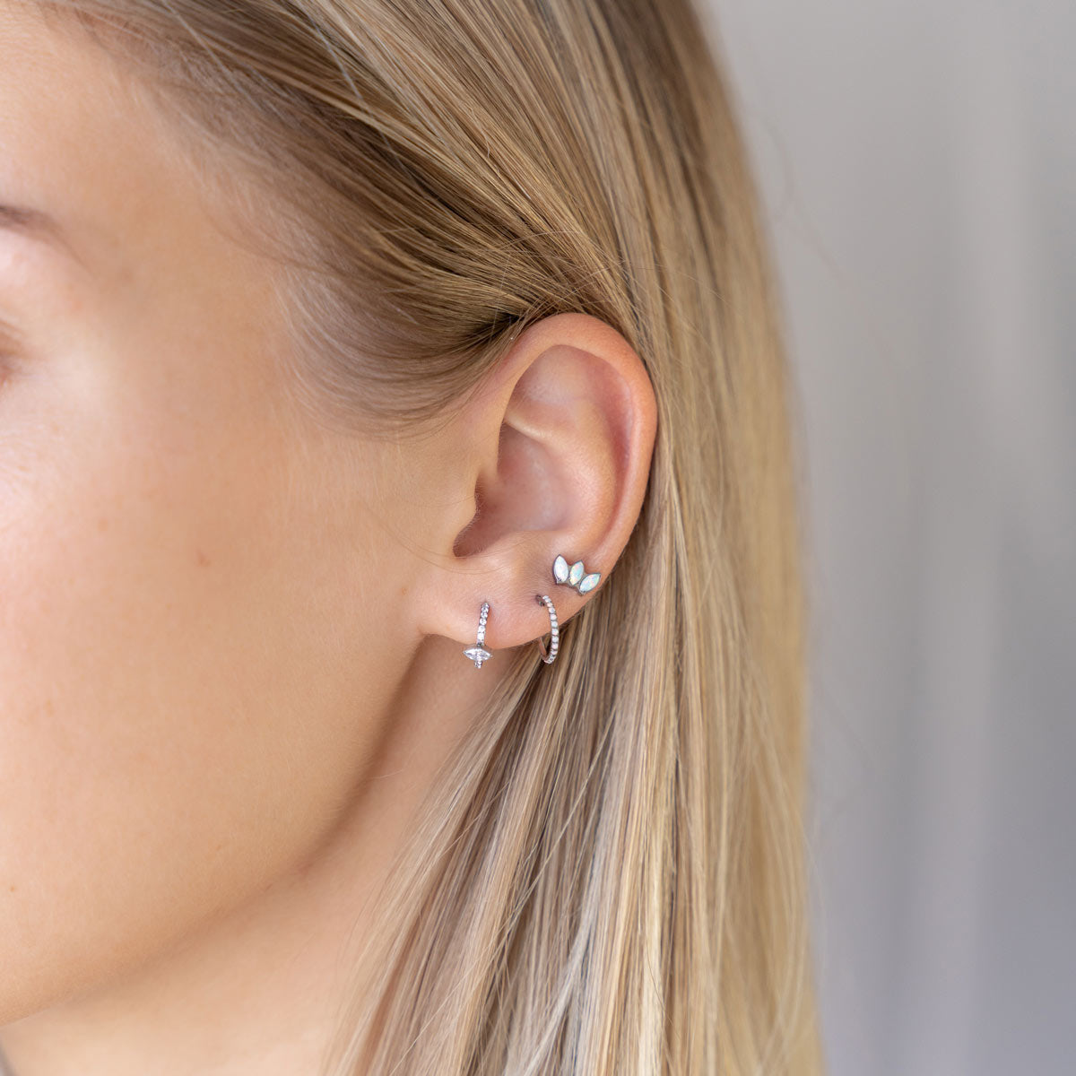 Oreille bijoux titane piercing