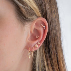 Lobe Charm Ice Or 14k