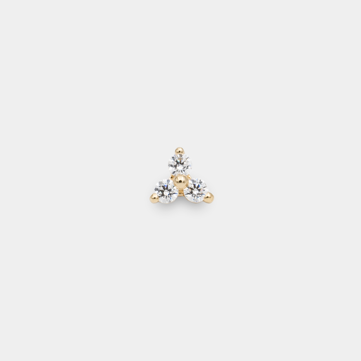 Bijou Trinity Zircon Gold Or 14K